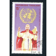 Togo 550 Used Pope at the UN 1966 (BP73508)