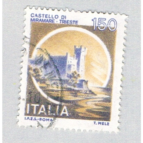 Italy 1417 Used Castle 1980 (BP73624)