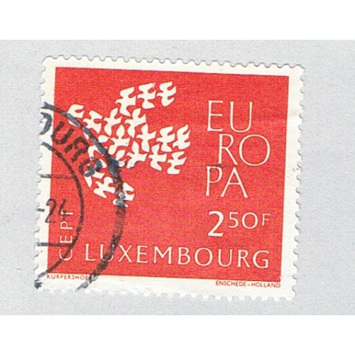Luxembourg 382 Used Europa 1961 (BP73701)