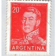 Argentina 629 Used de San Martin 1955 (BP73816)