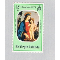 British Virgin Islands 262 MLH Virgin and child 1 1973 (BP74110)
