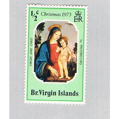 British Virgin Islands 262 MLH Virgin and child 1 1973 (BP74110)