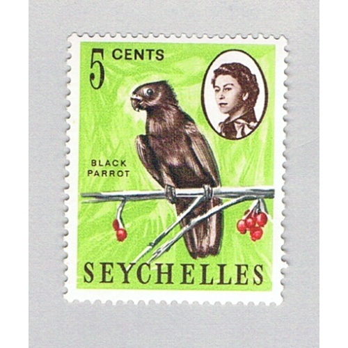 Seychelles 198 MLH Black Parrot  1962 CV 3.25 (BP74303)