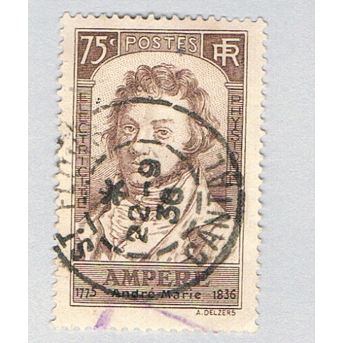 France 306 Used Ampere Andre Marie 1936 CV 2.00 (BP74311)