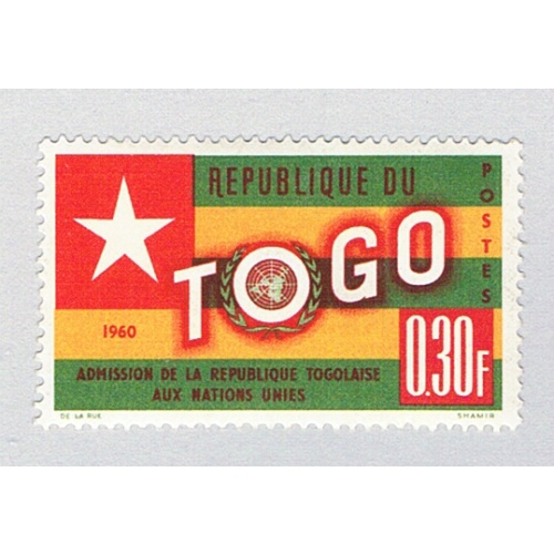 Togo 386 MLH Flag 2 1961 (BP74501)