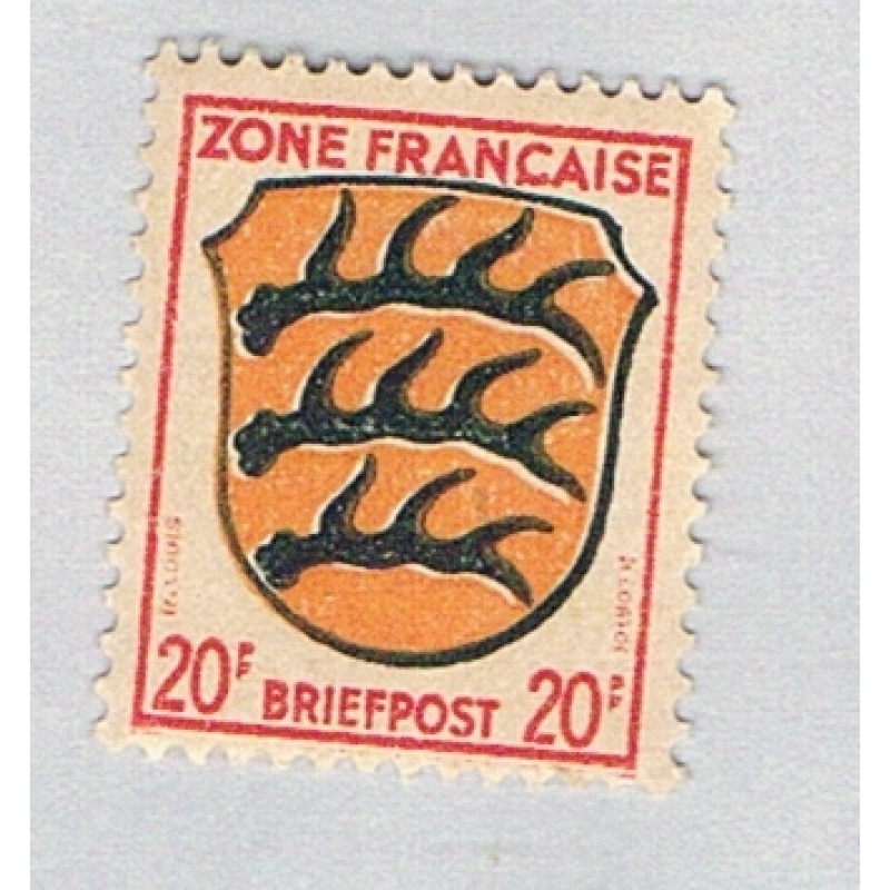 Germany Occupation 4N8 MLH Wurttemberg 1945 (BP74635)