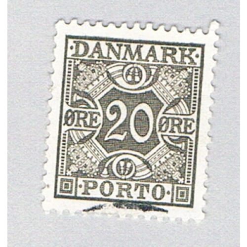 Denmark J18 Used Numeral 20 1930 CV 5.00 (BP74726)