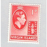 Virgin Islands 77 MLH George VI and Seal of the colony 1943 CV 1.25 (BP74904)