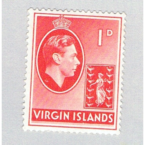 Virgin Islands 77 MLH George VI and Seal of the colony 1943 CV 1.25 (BP74904)