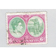 St Kitts and Nevis 85 Used Columbus 1938 CV 1.60 (BP75103)