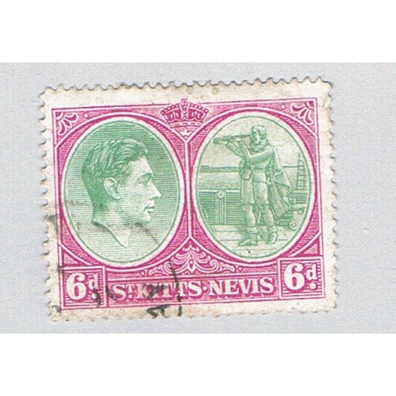 St Kitts and Nevis 85 Used Columbus 1938 CV 1.60 (BP75103)