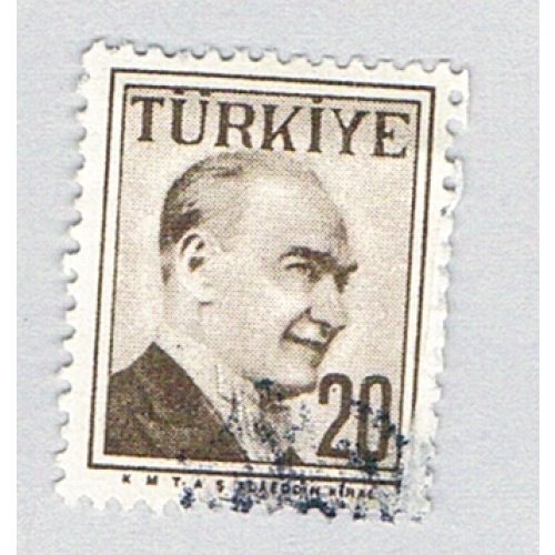 Turkey 1274 Used Kemal Ataturk 1957 (BP75209)
