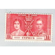 Cyprus 141 MNG Coronation Issue 2 1937 CV 1.25 (BP75313)