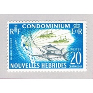 New Hebrides French 115 MNH Swordfish 1965 CV 3.00 (BP75824)
