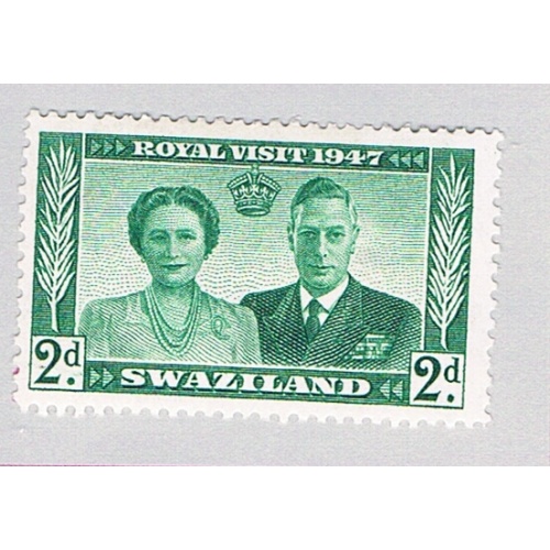 Swaziland 45 MNH King George VI and Queen Elizabeth 2 1947 CV 2.50 (BP75828)