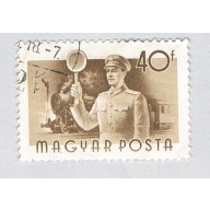 Hungary 1121 Used Railwayman 1955 (BP76627)