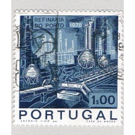 Portugal 1063 Used Oil Refinery in Porto 1970 (BP77311)