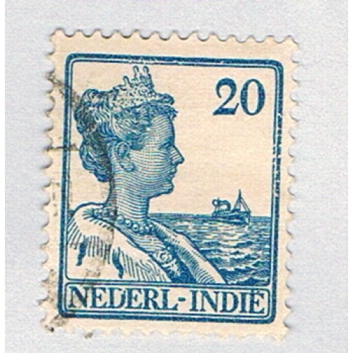 Netherland Indies 123 Used Queen Wilhelmina 1914 (BP77533)