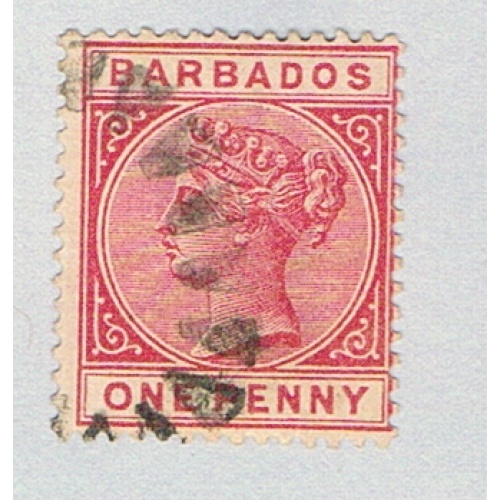Barbados 61 Used Queen Victoria 1882 CV 1.35 (BP77541)