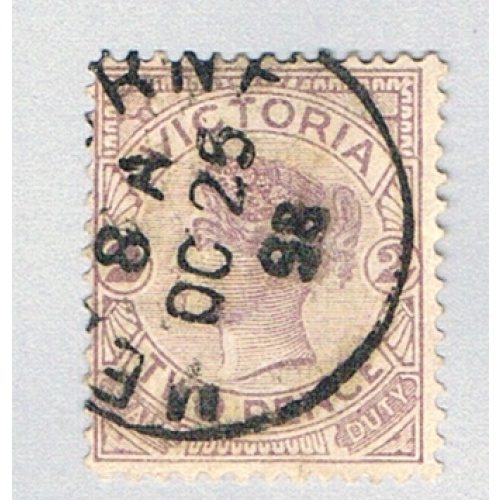 Victoria  Used Stamp Duty 2d 1886 CV 3.00 (BP77621)