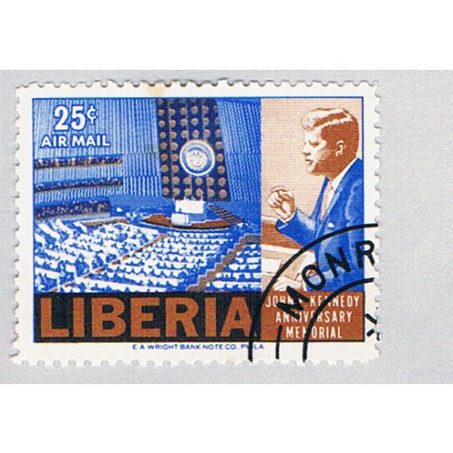 Liberia C173 Used JFK UN General Assembly 1966 (BP78028)