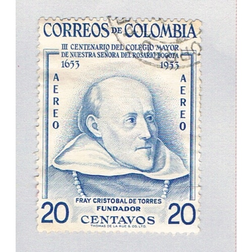 Colombia C264 Used Brother Cristobal de Torres 1954 (BP78204)