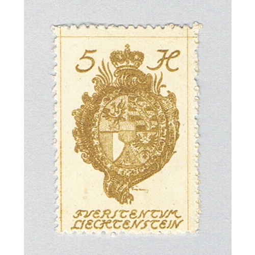 Liechtenstein 18 MLH Coat of arms 1920 (BP78716)
