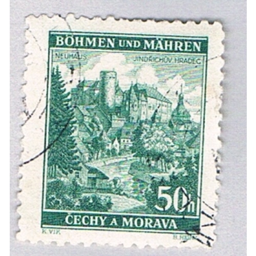 Bohemia and Moravia 40 Used Castle 1940 (BP79010)