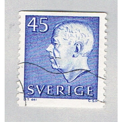 Sweden 651 Used King Gustaf VI 1957 (BP79021)