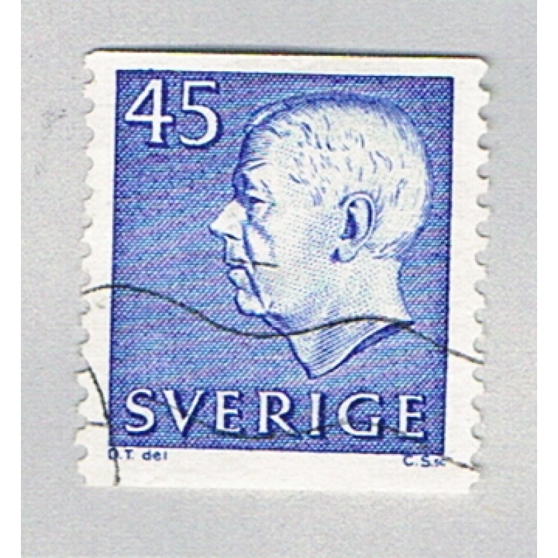 Sweden 651 Used King Gustaf VI 1957 (BP79021)