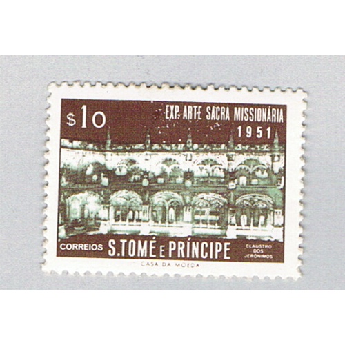 St Thomas & Prince 363 MLH Cloyster Belem 1953 (BP79402)