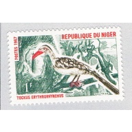 Nigeria 184 Used Red-billed Hornbill Bird 1967 CV 2.50 (BP79604)