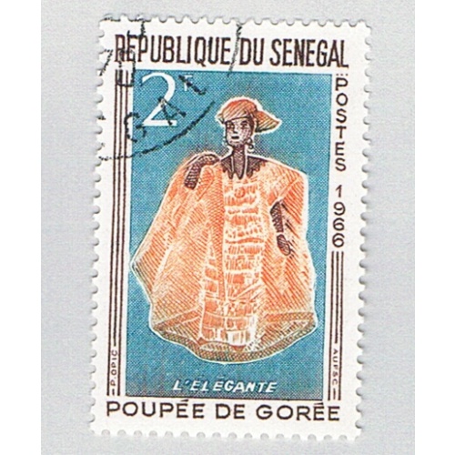 Senegal 262 Used Doll Goree 1966 (BP80004)