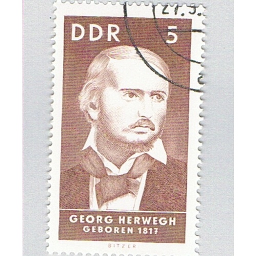 Germany DDR 936 Used Herwegh Georg 1967 (BP80219)