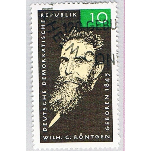 Germany DDR 753 Used Wilhelm C. Röntgen 1965 (BP80225)