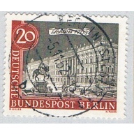 Germany Berlin 9N199 Used Berlin Palace 1962 (BP80525)