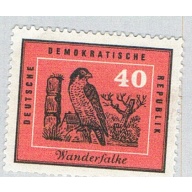 Germany DDR 449 MNH Peregrine Falcon bird 1959 (BP80530)