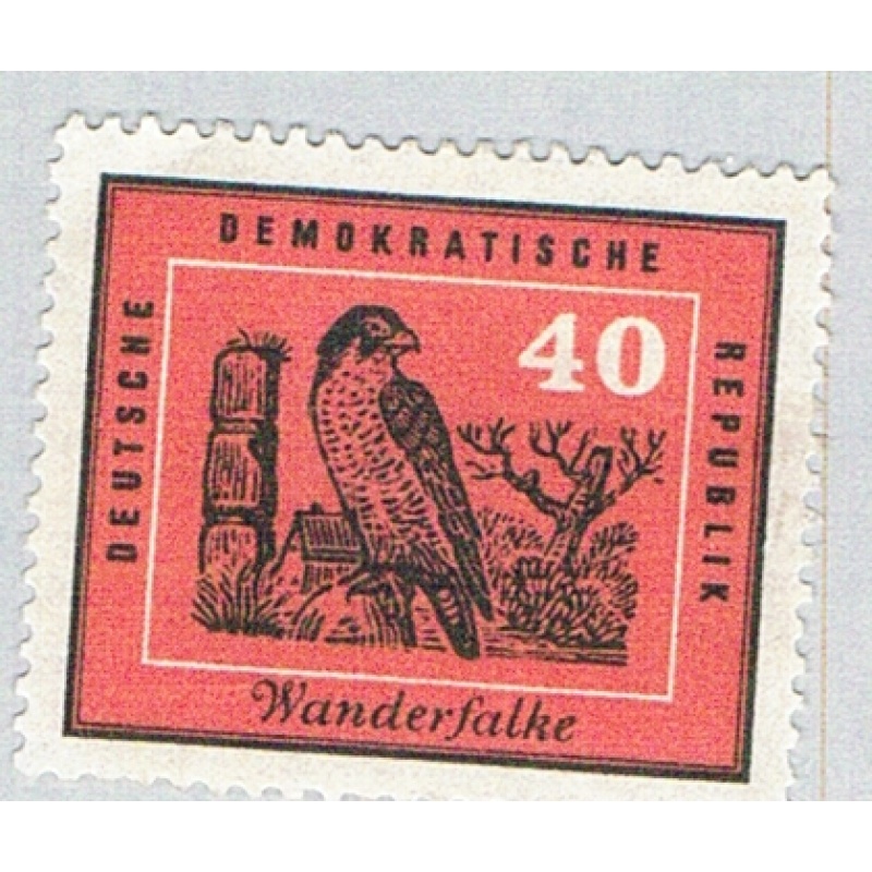 Germany DDR 449 MNH Peregrine Falcon bird 1959 (BP80530)