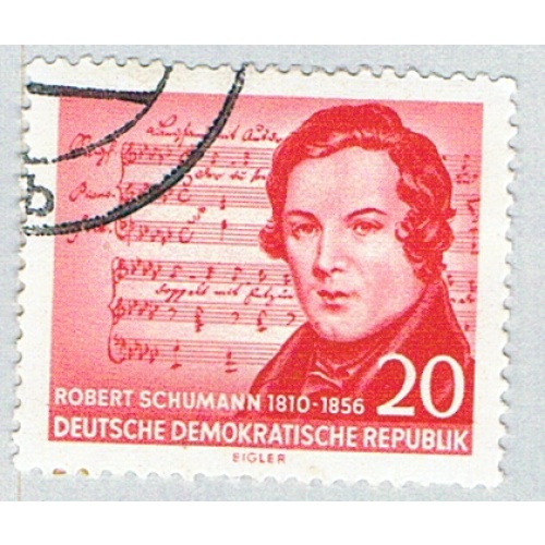 Germany DDR 304 Used Robert Schumann 1956 (BP80535)