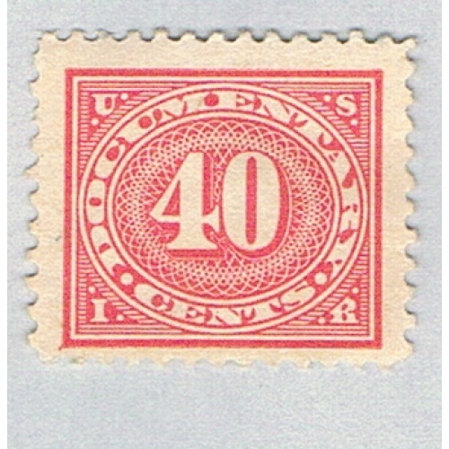 US R237 MNG Revenue 40c 1 1917 CV 2.25 (BP80740)