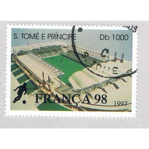 St Thomas & Prince  Used Stadium A 1 1998 (BP81002)