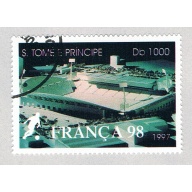 St Thomas & Prince  Used Stadium B 1 1998 (BP81006)