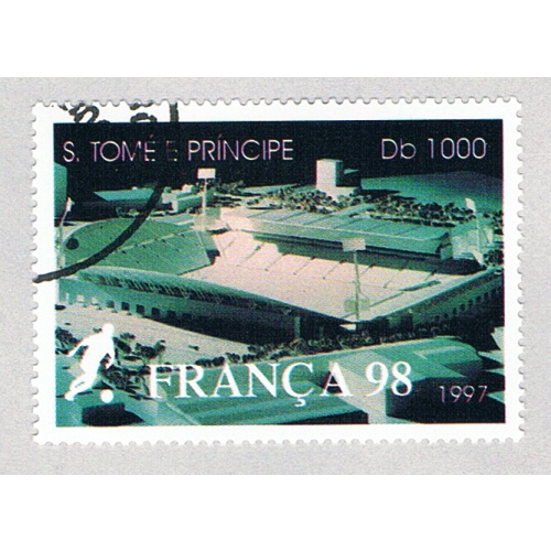 St Thomas & Prince  Used Stadium B 1 1998 (BP81006)