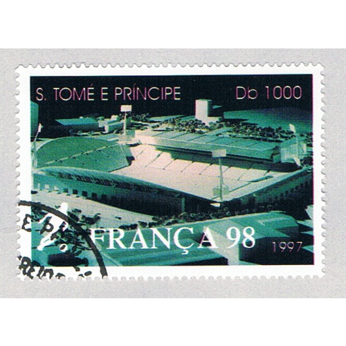 St Thomas & Prince  Used Stadium B 1998 (BP81008)