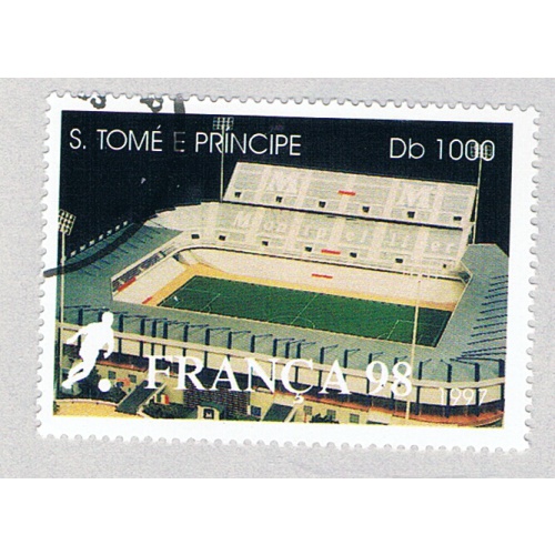 St Thomas & Prince  Used Stadium C 1 1998 (BP81010)