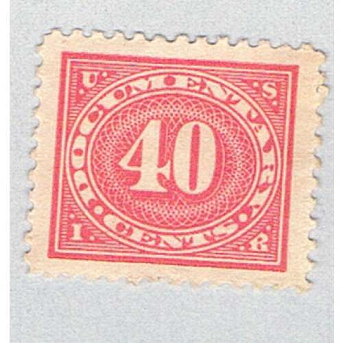 US R237 MNG Revenue 40c 1 1917 CV 2.25 (BP81302)