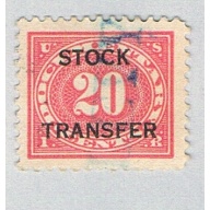 US RD6 Used Revenue Stock Transfer 1918 (BP81329)