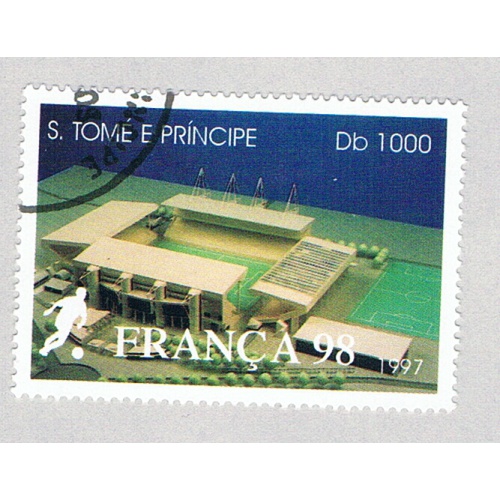 St Thomas & Prince  Used Stadium E 1 1998 (BP81605)