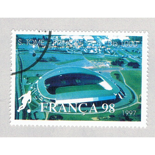 St Thomas & Prince  Used Stadium F 1 1998 (BP81608)