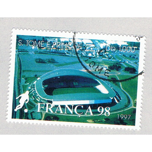 St Thomas & Prince  Used Stadium F 2 1998 (BP81609)